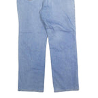 LEVI'S Womens Blue Regular Fit Straight Denim Light W35 L28 Zip Jeans