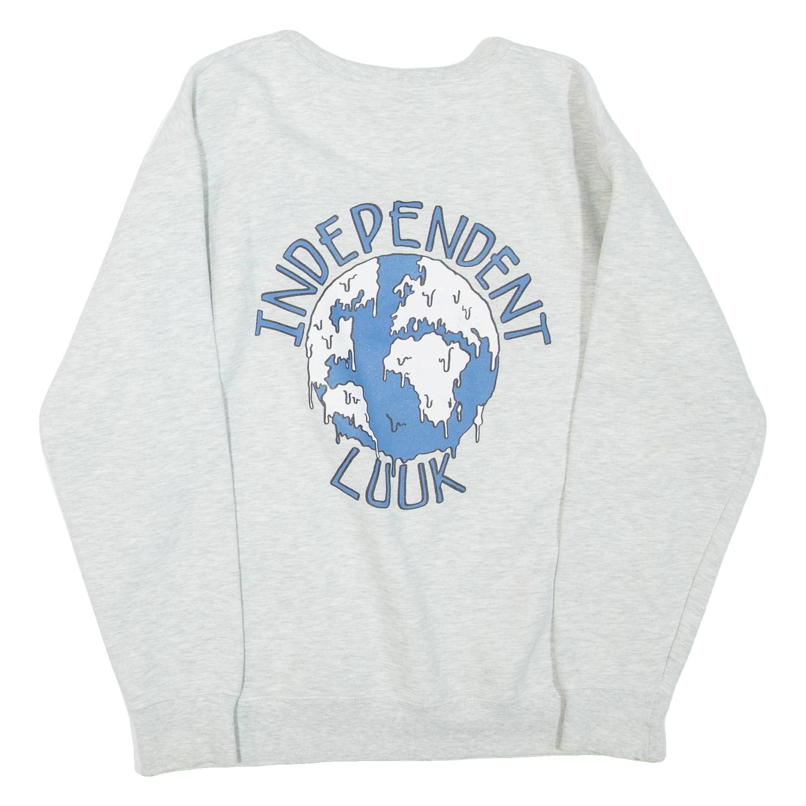 GILDAN Mens Sweatshirt Grey Crew Neck M