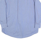 TOMMY HILFIGER Mens Blue Button Down Shirt XL Cotton Blend Classic Fit