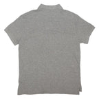 POLO RALPH LAUREN Mens Grey Short Sleeve Plain S Cotton Blend Classic Polo Shirt