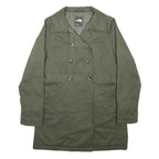 THE NORTH FACE Womens Green Jacket M Polyester Blend Classic Casual Zip Closure