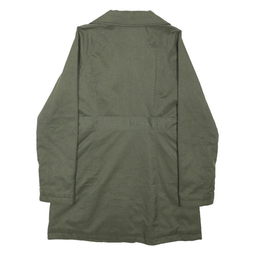 THE NORTH FACE Womens Green Jacket M Polyester Blend Classic Casual Zip Closure