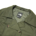 THE NORTH FACE Womens Green Jacket M Polyester Blend Classic Casual Zip Closure