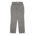 CALVIN KLEIN JEANS Womens Cotton Blend Grey Regular Fit Straight Leg Trousers