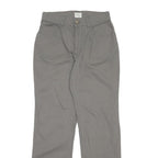 CALVIN KLEIN JEANS Womens Cotton Blend Grey Regular Fit Straight Leg Trousers
