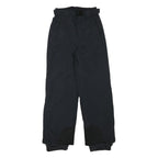 COLUMBIA Lined Mens Polyester Blend Black Relaxed Trousers W24 L28 Outdoor Zip