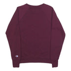 CHAMPION Mens Maroon Crew Neck M Cotton Blend Sweatshirt Pullover