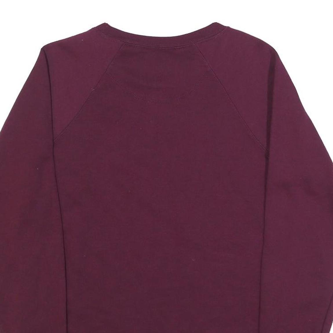 CHAMPION Mens Maroon Crew Neck M Cotton Blend Sweatshirt Pullover