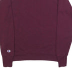 CHAMPION Mens Maroon Crew Neck M Cotton Blend Sweatshirt Pullover