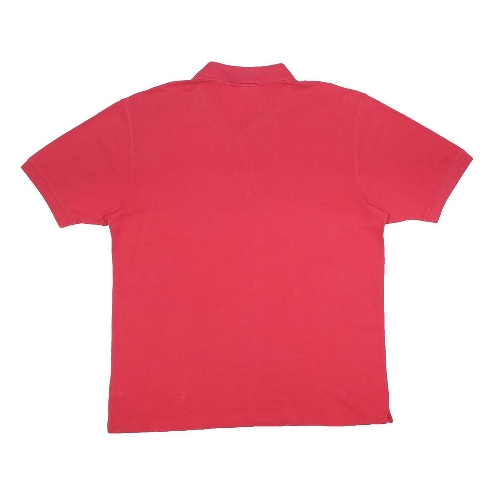 DIADORA Mens Red Polo Shirt 2XL Cotton Basic Short Sleeve Casual