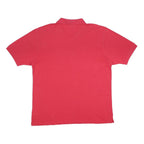 DIADORA Mens Red Polo Shirt 2XL Cotton Basic Short Sleeve Casual