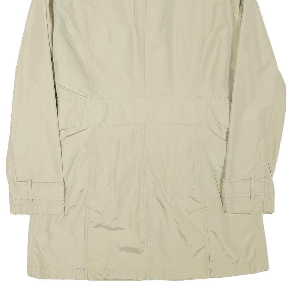 WOOLRICH Womens Beige Button Jacket S Polyester Blend Classic Lightweight Dress