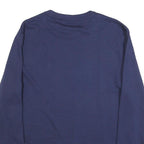 PUMA Mens Navy Blue CITY Logo Crew Neck L Sweatshirt Cotton Blend Pullover