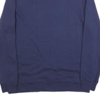 PUMA Mens Navy Blue CITY Logo Crew Neck L Sweatshirt Cotton Blend Pullover