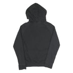 ADIDAS Womens Black Hoodie S Cotton Blend Pullover Sweatshirt Logo Print