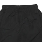 SLAZENGER Mens Black Casual Shorts S W24 Lightweight Polyester Elastic Waist
