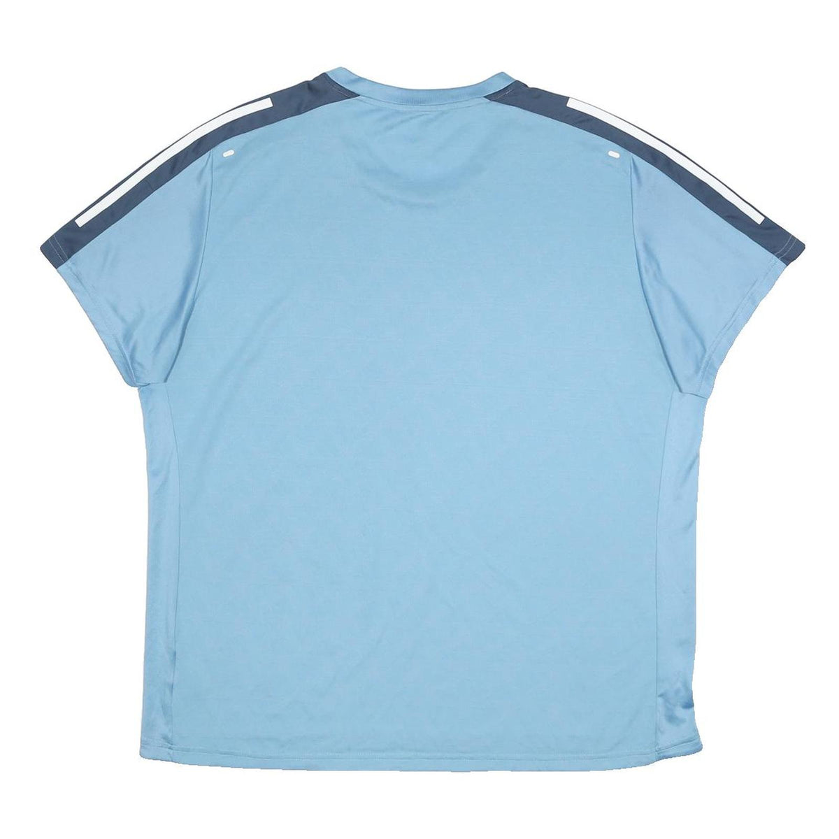 ADIDAS Mens Blue & Navy Sport T-Shirt XL Short Sleeve Crew Neck Athletic