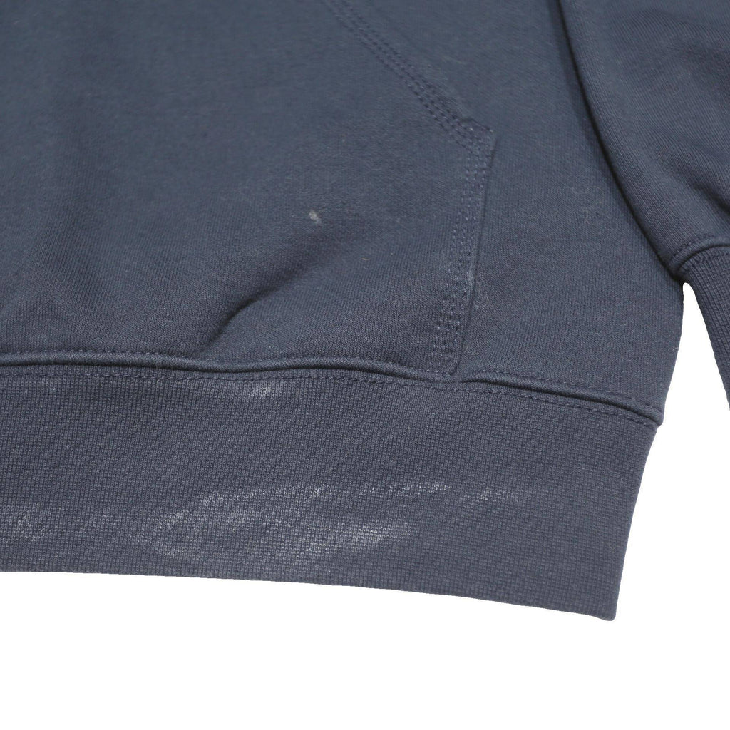 CARHARTT Mens Navy Blue Hoodie L Cotton Blend Casual Workwear Comfort