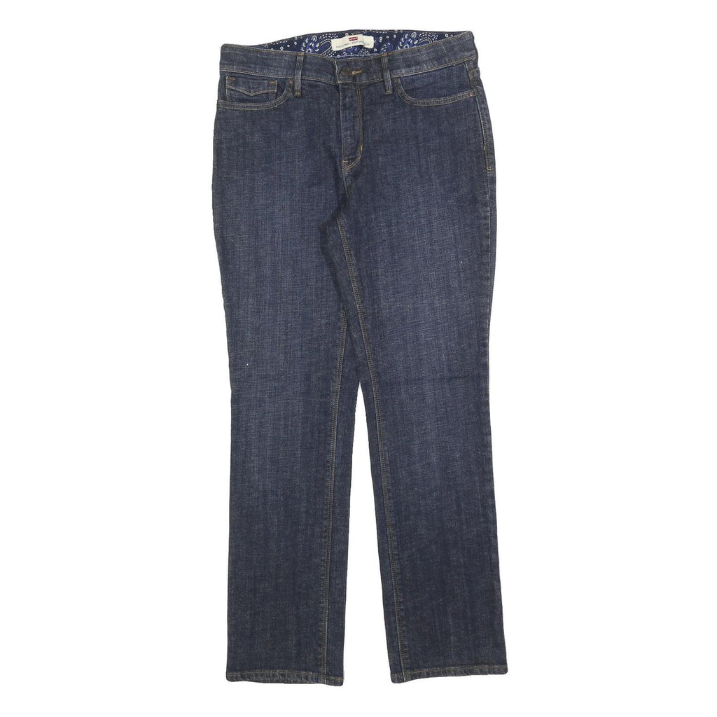 LEVI'S 525 Womens Jeans Blue Regular Straight Denim W30 L30 Classic Cotton Blend