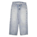 CARHARTT Mens Jeans Blue Relaxed Straight Denim Light W36 L30 Workwear Vintage