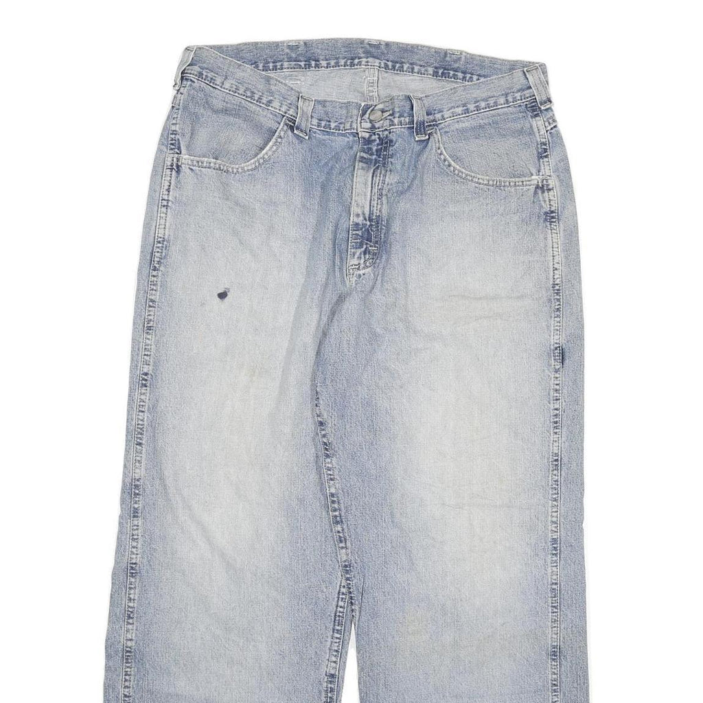 CARHARTT Mens Jeans Blue Relaxed Straight Denim Light W36 L30 Workwear Vintage