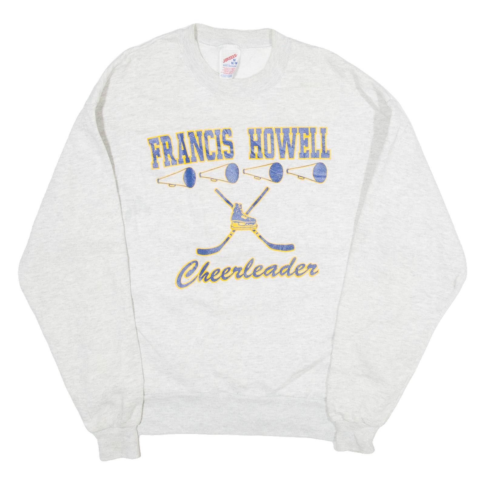 JERZEES Francis Howell Cheerleader Womens Sweatshirt Grey USA M