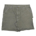 CARHARTT Mens Green Casual Cotton Blend Workwear Shorts 3XL W40 Durable
