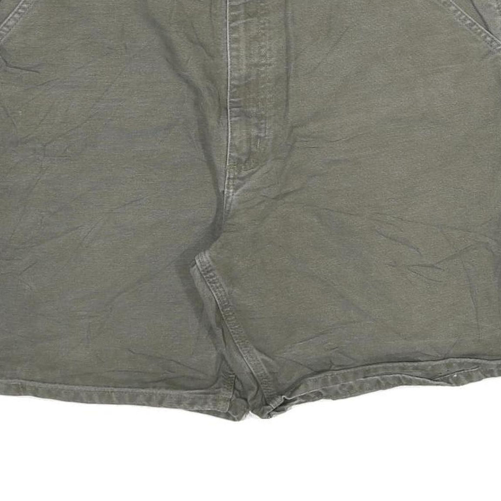 CARHARTT Mens Green Casual Cotton Blend Workwear Shorts 3XL W40 Durable