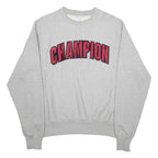 CHAMPION REVERSE WEAVE Mens Grey Crew Neck S Embroidered Logo Sweatshirt