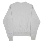 CHAMPION REVERSE WEAVE Mens Grey Crew Neck S Embroidered Logo Sweatshirt