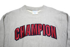 CHAMPION REVERSE WEAVE Mens Grey Crew Neck S Embroidered Logo Sweatshirt