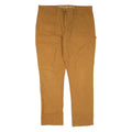 DICKIES Carpenter Workwear Womens Trousers Brown Slim Straight W38 L31