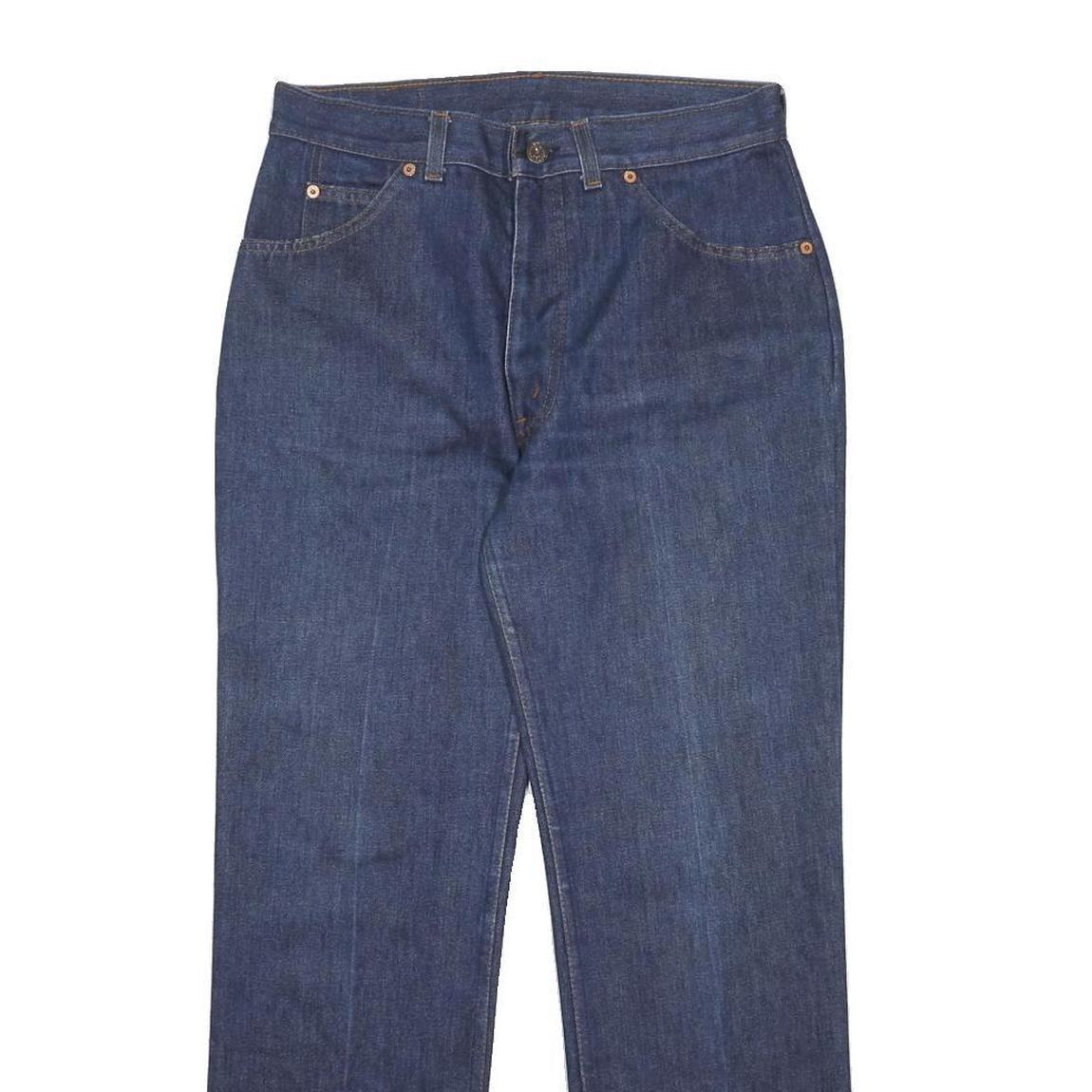 LEVI'S Womens Regular Fit Blue Denim Classic Jeans W29 L29 Zip Cotton Blend
