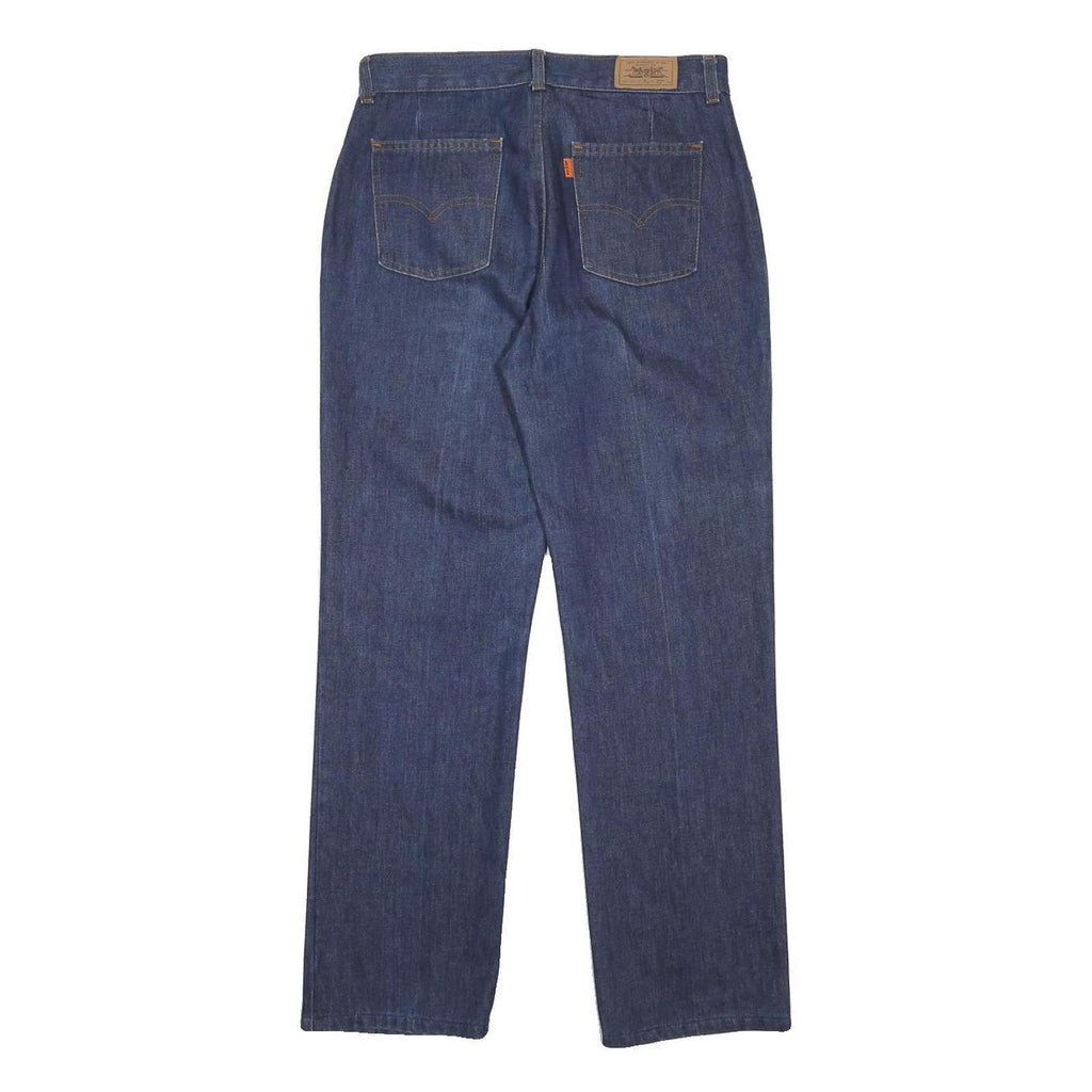 LEVI'S Womens Regular Fit Blue Denim Classic Jeans W29 L29 Zip Cotton Blend