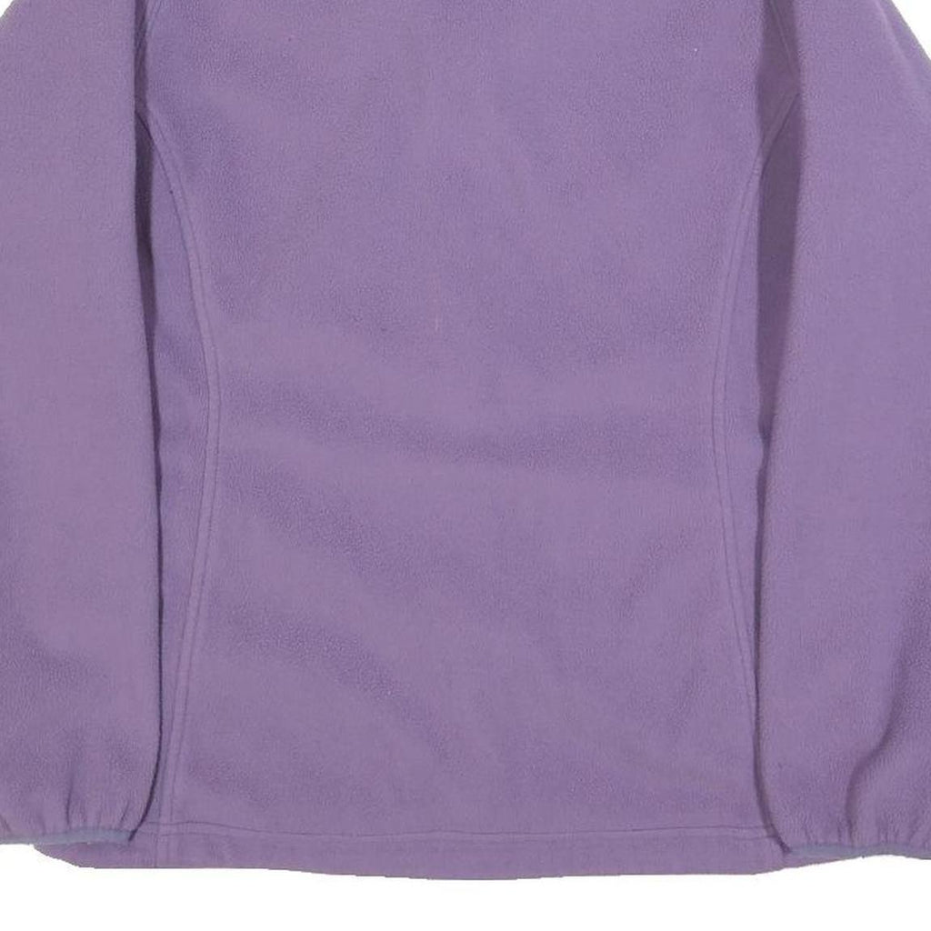 BERGHAUS Womens Purple Fleece Jacket M Polyester Zip Outdoor Casual Warm