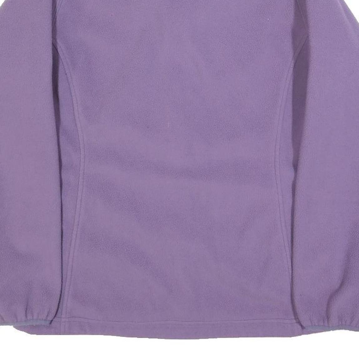 BERGHAUS Womens Purple Fleece Jacket M Polyester Zip Outdoor Casual Warm