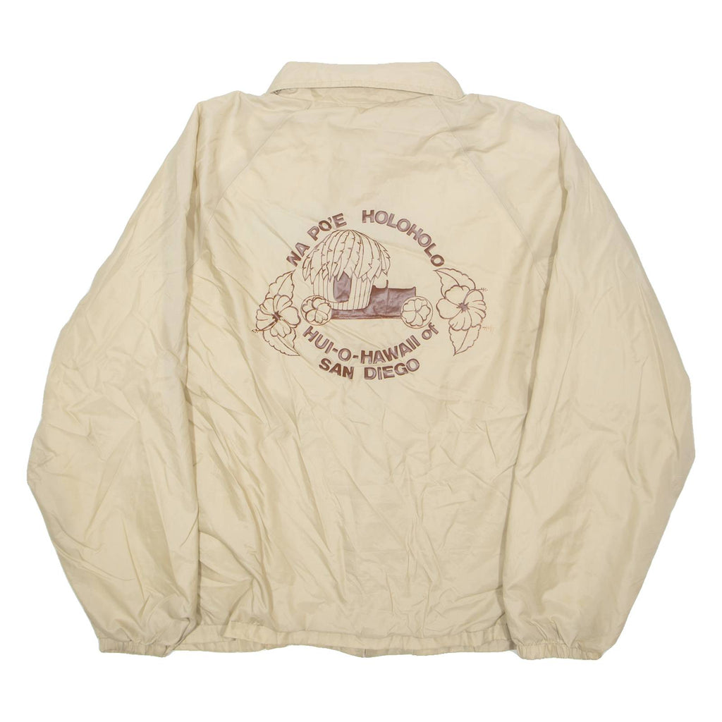 AUBURA Mens Lined Jacket Beige Nylon L