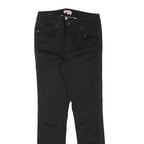 TED BAKER Womens Black Slim Skinny Denim Jeans Cotton Blend W26 L27 Stylish Zip