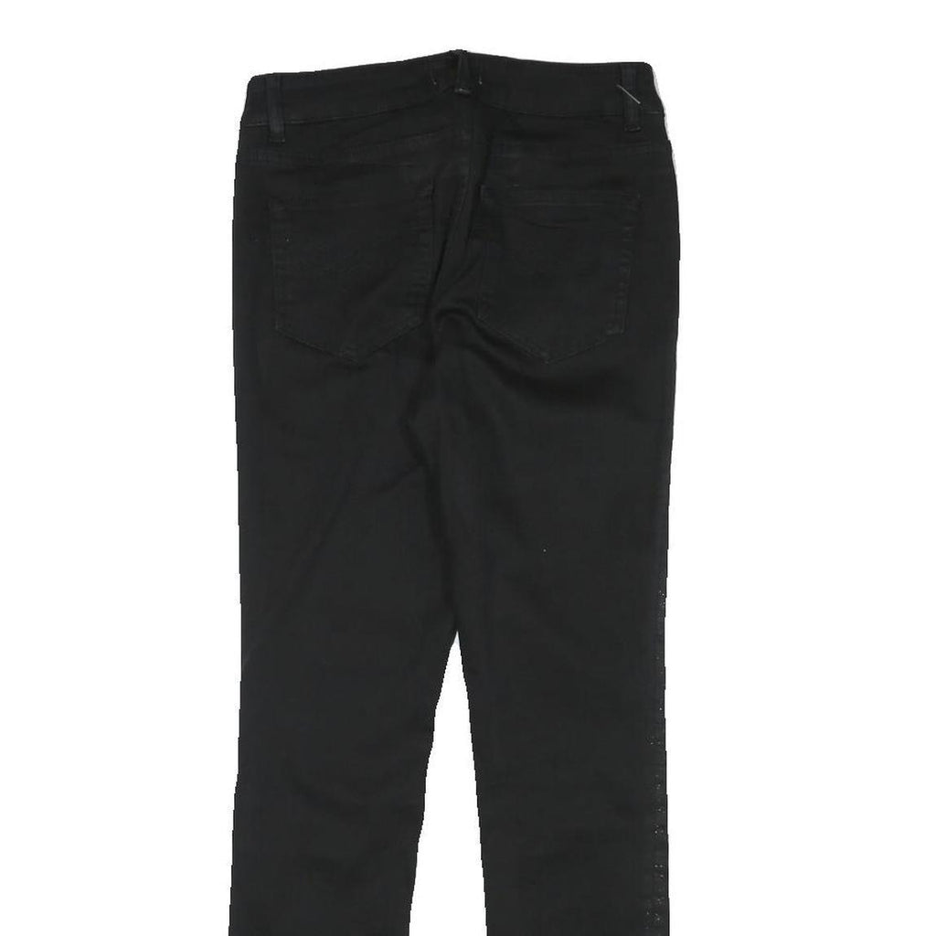 TED BAKER Womens Black Slim Skinny Denim Jeans Cotton Blend W26 L27 Stylish Zip