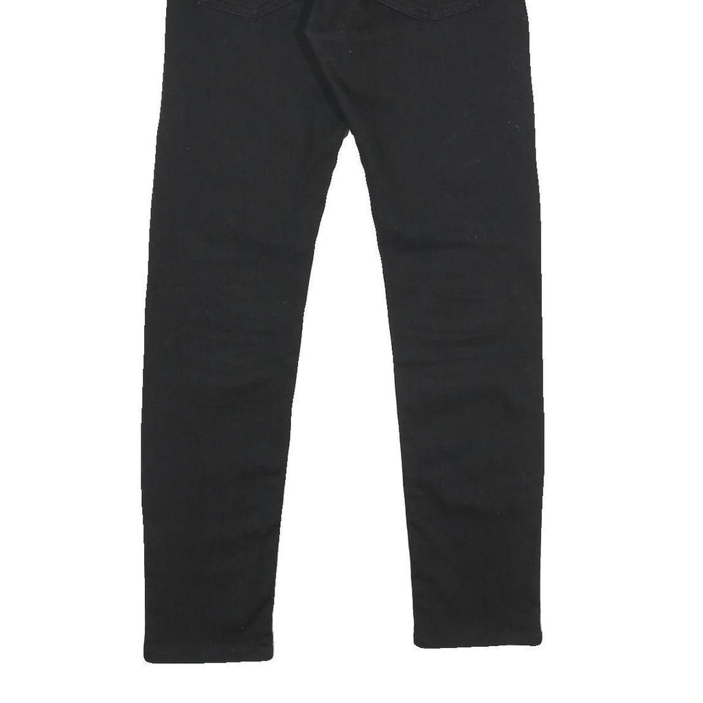 LEVI'S 510 BIG E Mens Slim Black Denim Raw W28 L32 Slim Fit Jeans