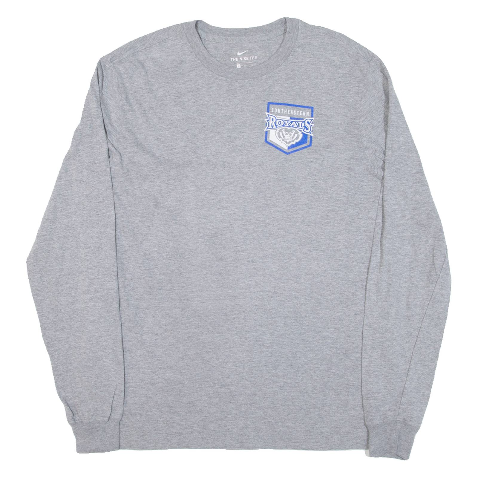NIKE Southeastern Royals Mens T-Shirt Grey Long Sleeve M