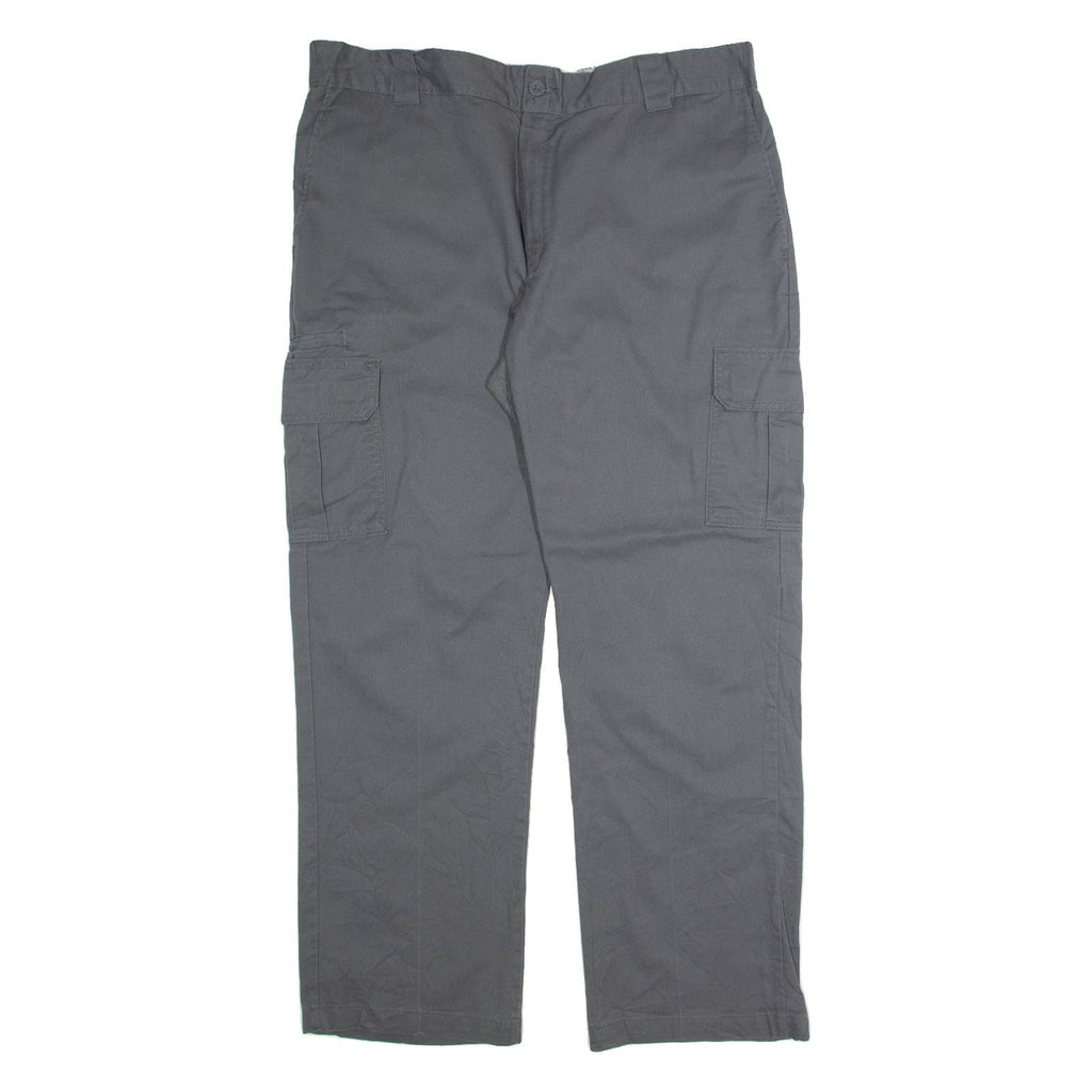 DICKIES Cargo Mens Trousers Grey Regular Straight W38 L31