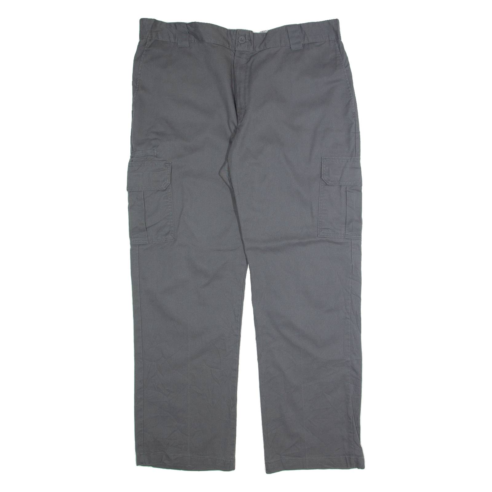 DICKIES Cargo Mens Trousers Grey Regular Straight W38 L31