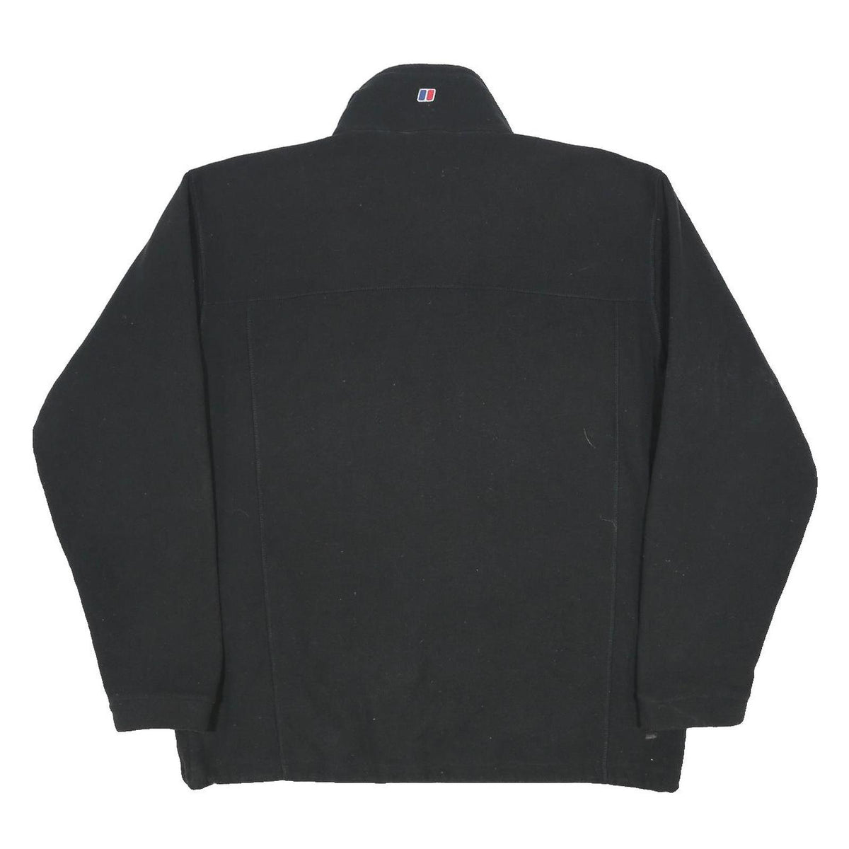 BERGHAUS Mens Black Outdoor Jacket XL Polyester Zip Plain Casual Sportswear