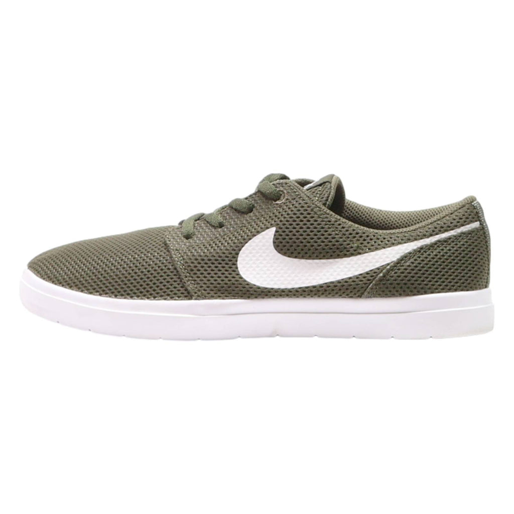 NIKE Low Top Trainers Green Synthetic Mens UK 7