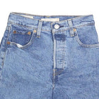 LEVI'S Womens Shorts Blue Denim Casual XXS W23 Frayed Hem