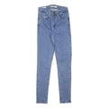LEVI'S Womens Jeans Blue Slim Skinny Denim Light W22 L28 Stretch Comfort