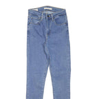 LEVI'S Womens Jeans Blue Slim Skinny Denim Light W22 L28 Stretch Comfort