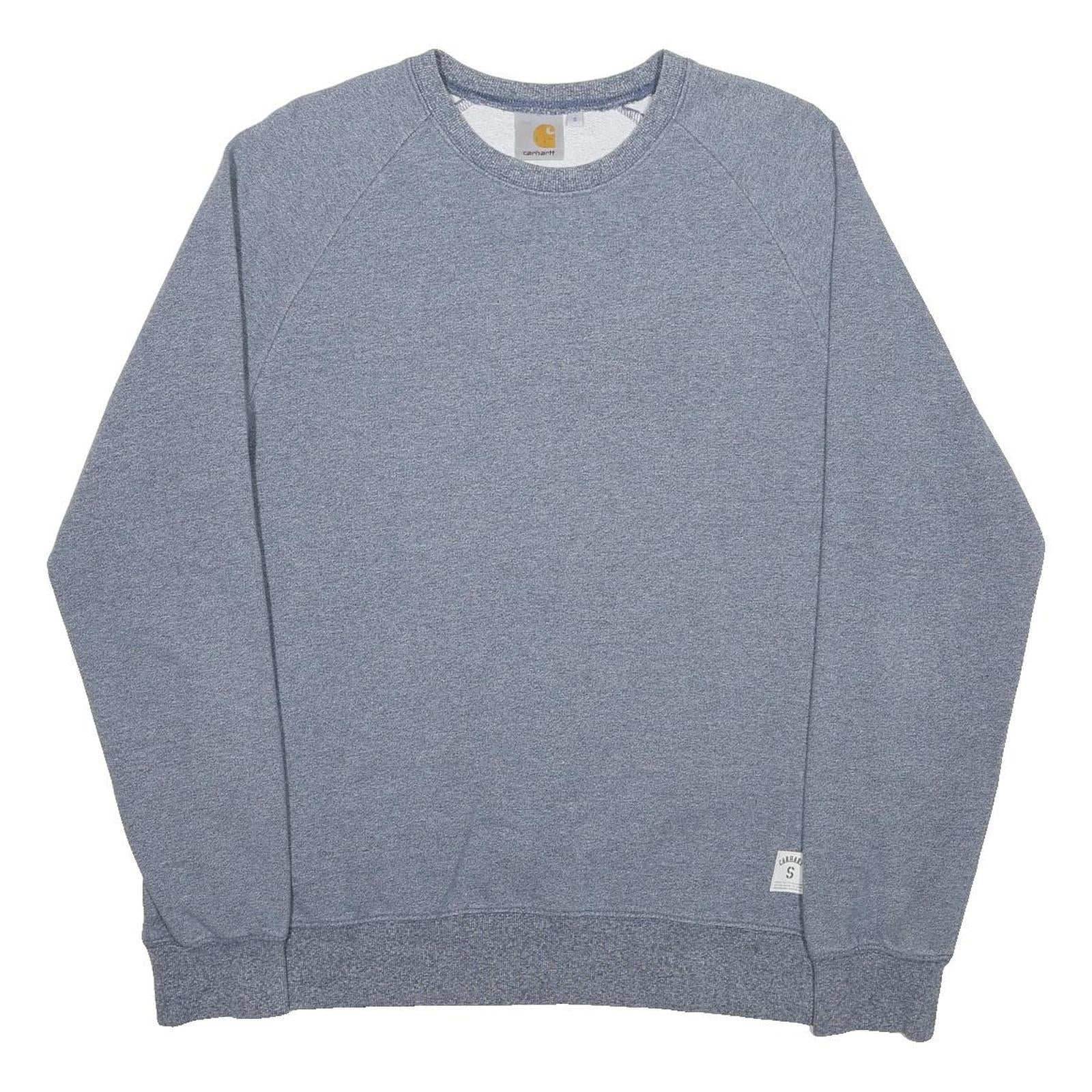 CARHARTT WIP Mens Grey Sweatshirt Crew Neck S Cotton Blend Pullover Casual