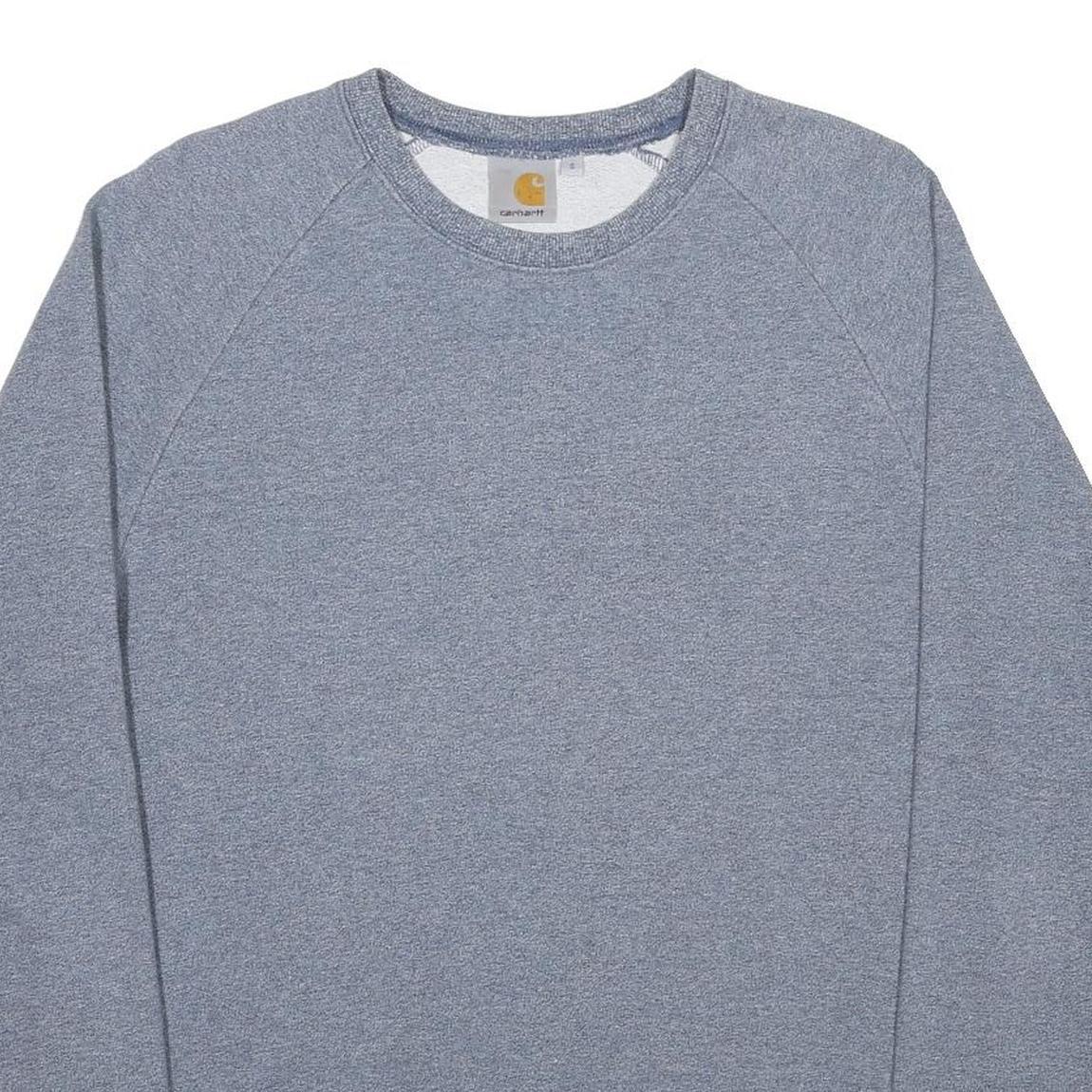 CARHARTT WIP Mens Grey Sweatshirt Crew Neck S Cotton Blend Pullover Casual